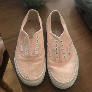 Pink/orange Vans
